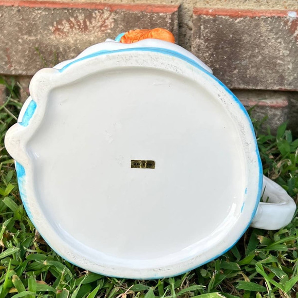 Vintage Teddy Ceramic‎ Teapot Girl Bear Bow - Picture 5 of 5